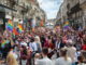 Les participant.e.s ont défilé dans les rues d'Orléans après être parti.e.s du Campo Santo. Photos Steven Miredin
