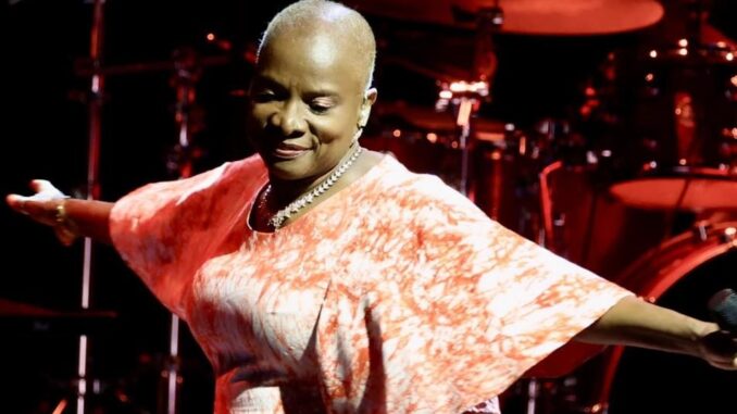 Angélique Kidjo était sur scène à la Gaîté lyrique, le 5 octobre. Photo Pierre René-Worms